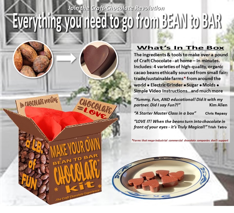 Join the fun - make bean to bar craft chocolate at home